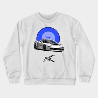 honda acura nsx white Crewneck Sweatshirt